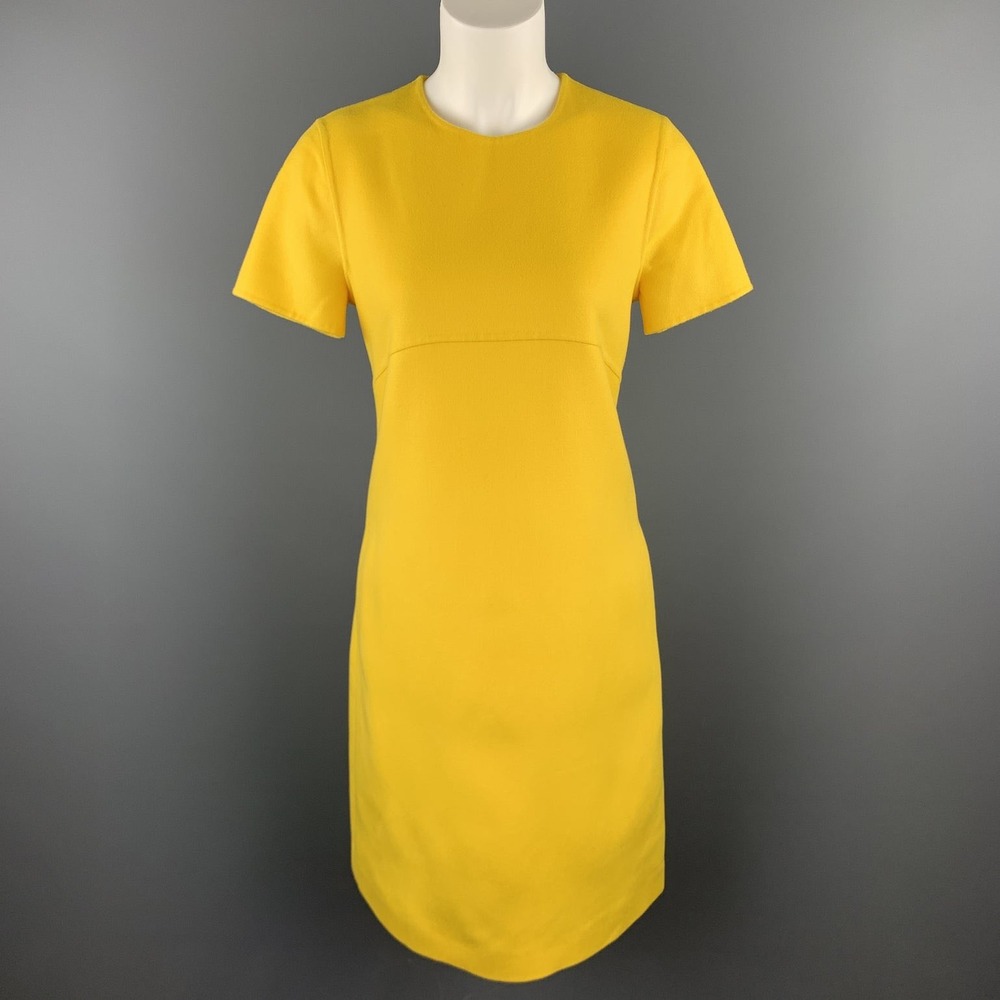 ESCADA‎ Shift Dress Women 6 Virgin Wool Cashmere Mirabelle Luxury Old Money
